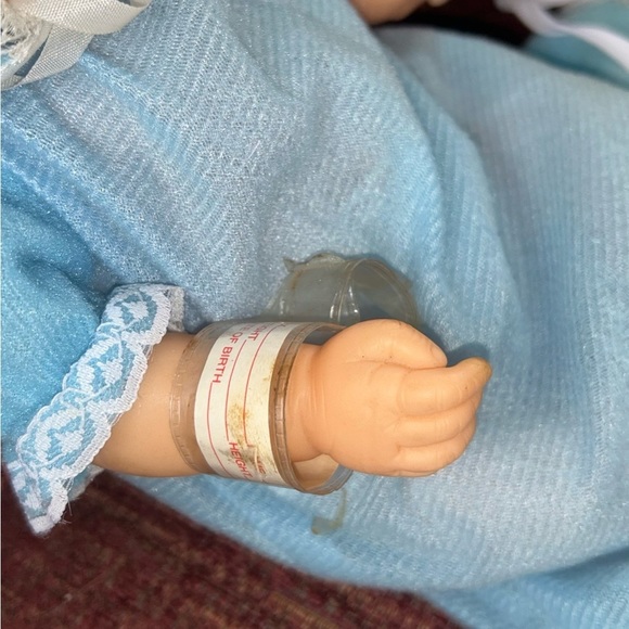 VINTAGE Raffoler Anatomically Correct Realistic Newborn Baby Boy Doll 80s Male - Picture 10 of 16